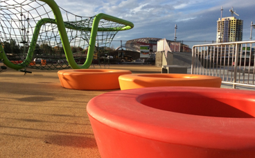 Image of the Children's Play Area at TD place.