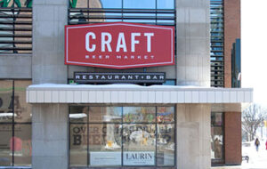 Image of the front of Craft Beer Market restaurant at TD Place