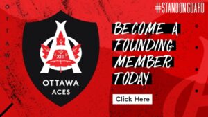 Graphic Image promoting Ottawa Aces Season tickets
