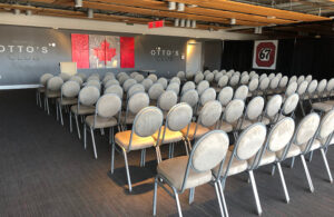 Image of the Otto's Club at TD Place set up for a meeting