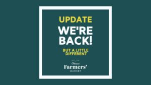 Graphic Image promoting updates to the Ottawa Farmers' Market