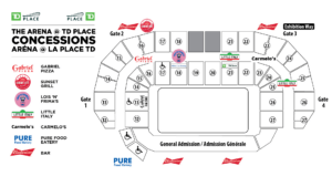 concessions Arena Map