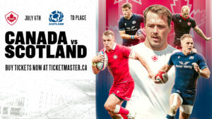 Canada vs Scotland July 6 at TD Place