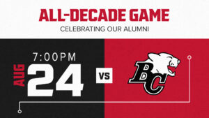 all decade game vs bc august 24