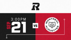 sep 21 @ 3pm vs Montreal