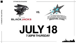 blackjacks vs shooting stars july 18 7:30pm