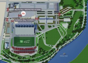 imited access lansdowne streets on REDBLACKS game days